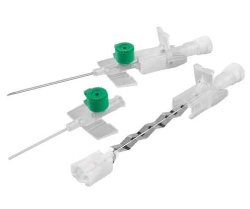 Safety Ported IV Cannula -18g