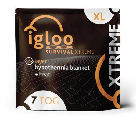 Igloo Xtreme Hypothermia Blanket - XLarge - Emergency Orange