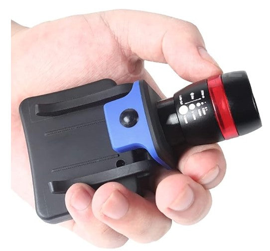 TECKEEN 250LM LED CLIP ON HEAD TORCH