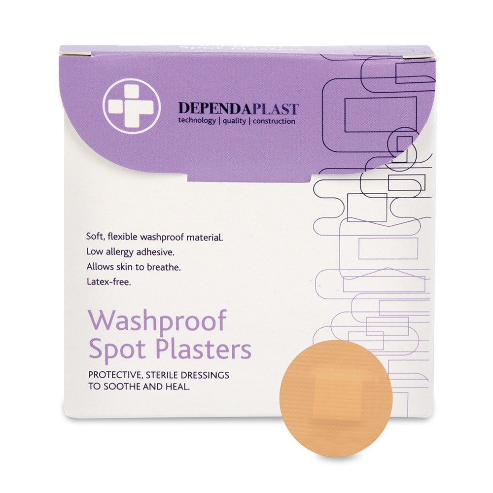 Washproof Plasters - 2.4cm Spot Plasters