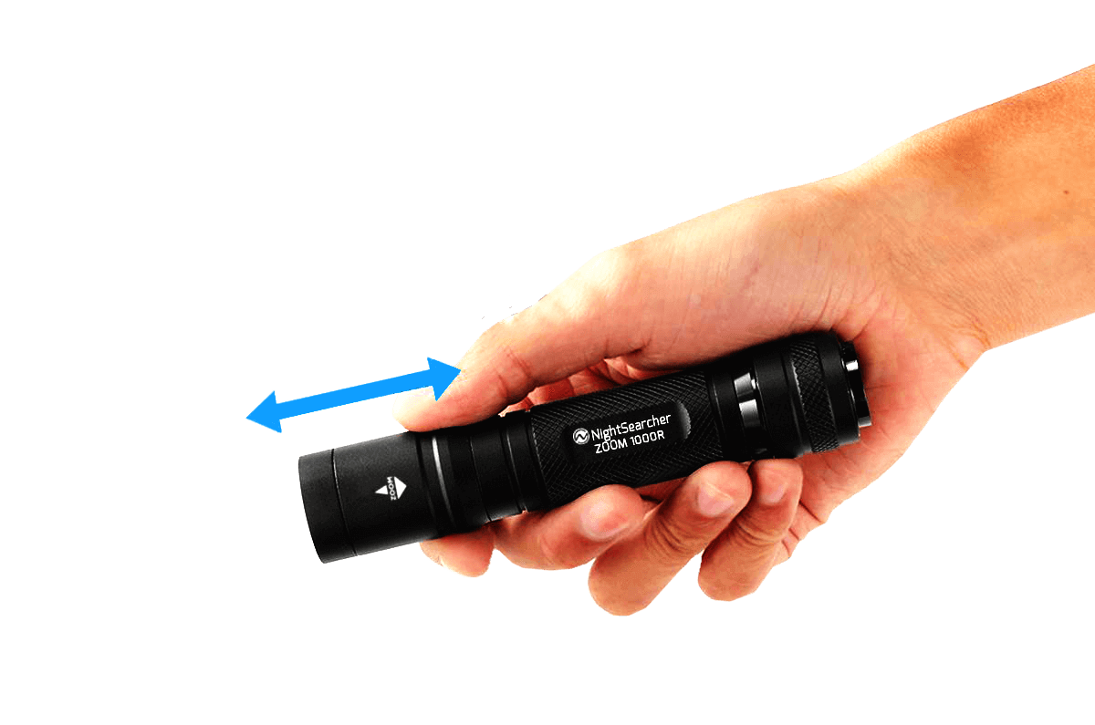 Zoom 1000R – Compact Rechargeable Tactical LED