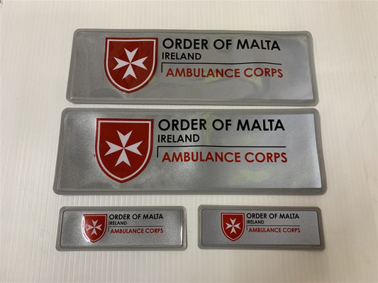 Order of Malta reflective insert ( 1 set )