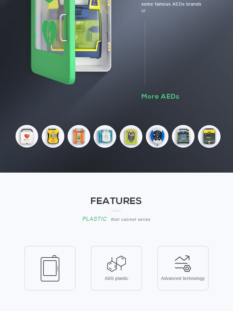 Indoor AED Cabinet with Alarm & Beacon