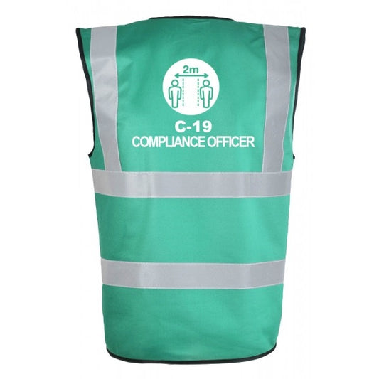 compliance officer hi viz vest