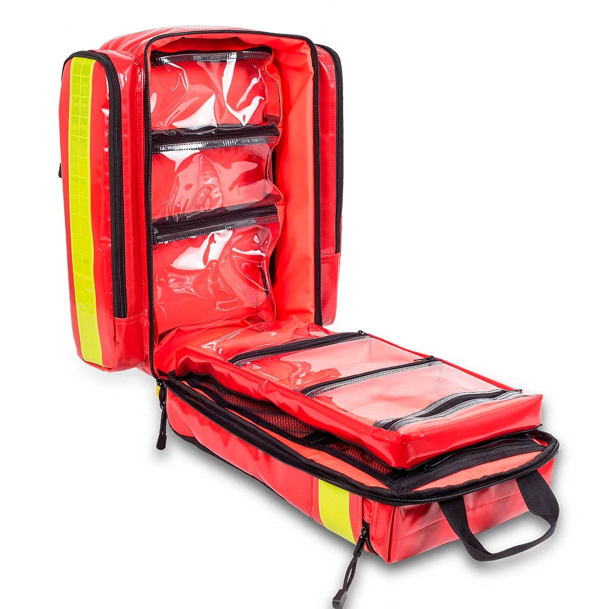 elite backpack red pvc tarpaulin