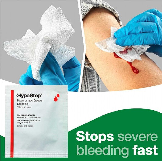HYPASTOP HEAMOSTATIC GAUZE PK 5 ( 10X10CM )