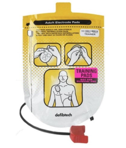 Defibtech Adult Training Pads Single