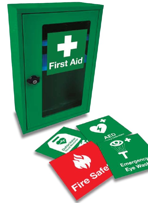 Aed Wall Cabinet - Green