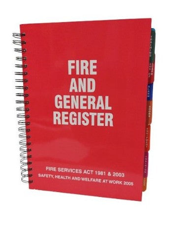 FIRE AND GENERAL REGISTER ( BOOK )