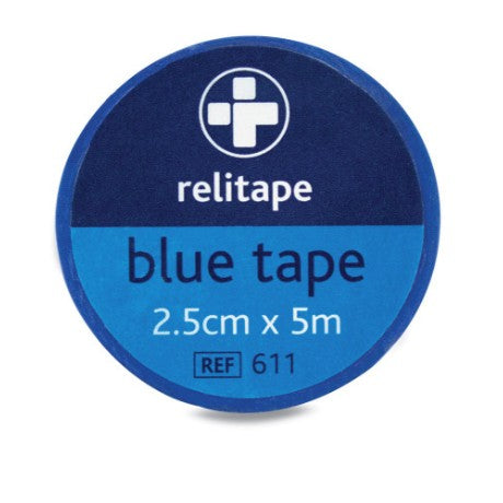 Relitape Washproof Tape - Blue 2.5cm x 5m