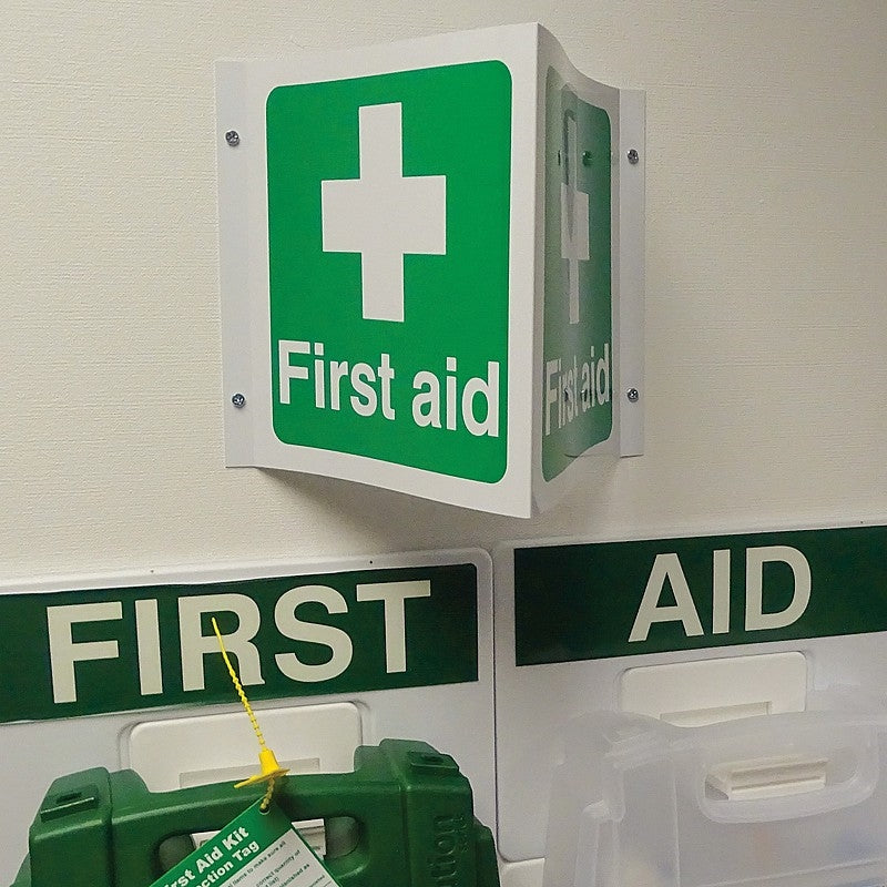 3D First Aid Sign