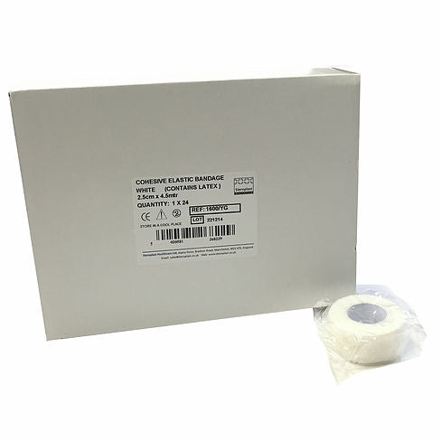 Cutman Steroplast Cohesive Tape 2.5cm x 4.5m - WHITE